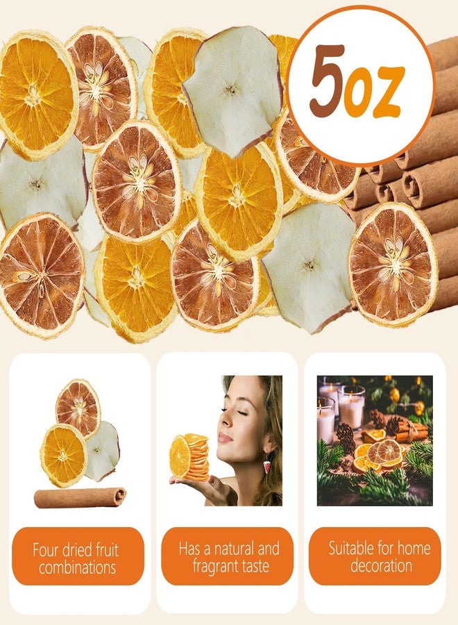 مجموعة طبخ على نار هادئة مع برتقال مجفف وقرفة، أعواد قرفة، شرائح ليمون مجففة، مجموعة بوت بوري للموقد، حشوة وعاء بوت بوري من الفواكه المجففة الطبيعية، حشوات لسلال الهدايا لتزيين المنزل والحفلات والمناسبات الدافئة - Image 2